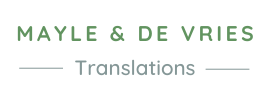 Mayle & de Vries Translations